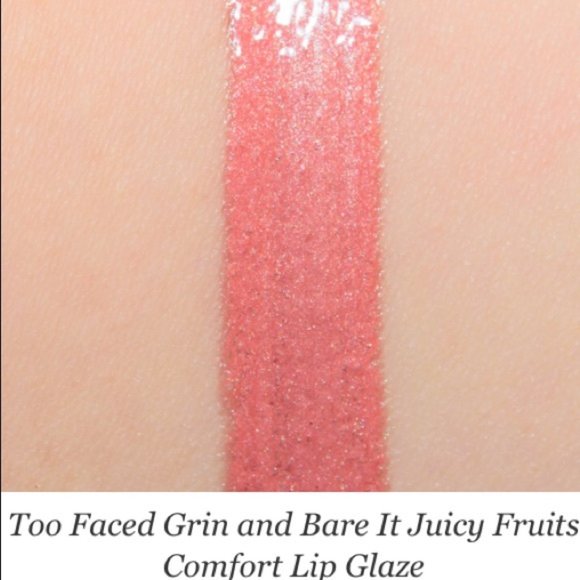 Too Faced Tutti Frutti Juicy Fruits lip glazeNIB/NWT in shade Grin & Bare It - Picture 2 of 7